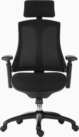 Luxury Mesh Executive Office Chair - Black or Red Mesh Option - RAPPORT